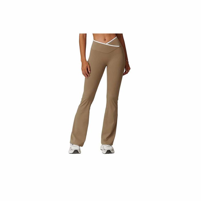 Штани спортивні Alo Yoga Contrast Line Pants Mocha Brown