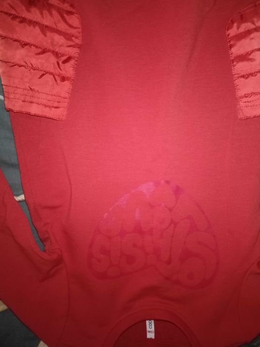 Komplet sukienki dziewczęce świąteczne dwupak rozm 98 i 104