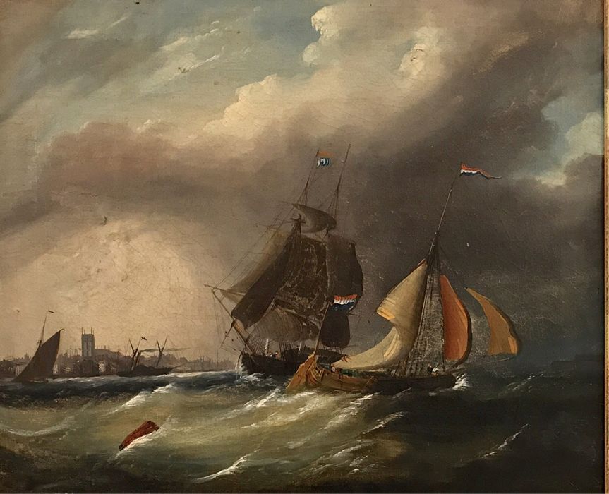 Старовинна картина Голандського художника 19 в.