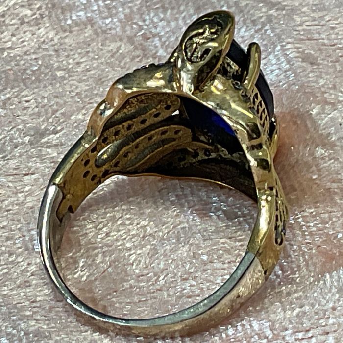 Anel senhora prata 925 banhada a ouro medi,19,5 m