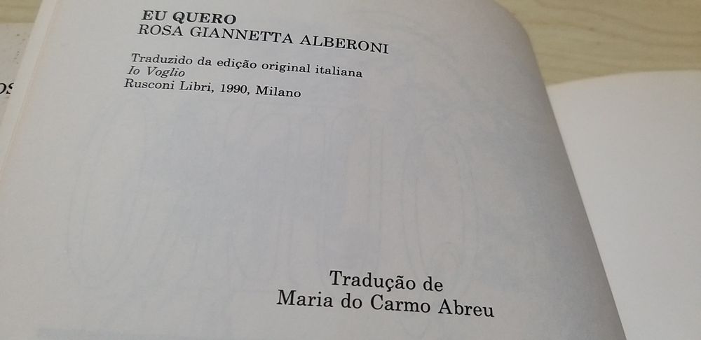 Eu Quero de Rosa Alberoni.