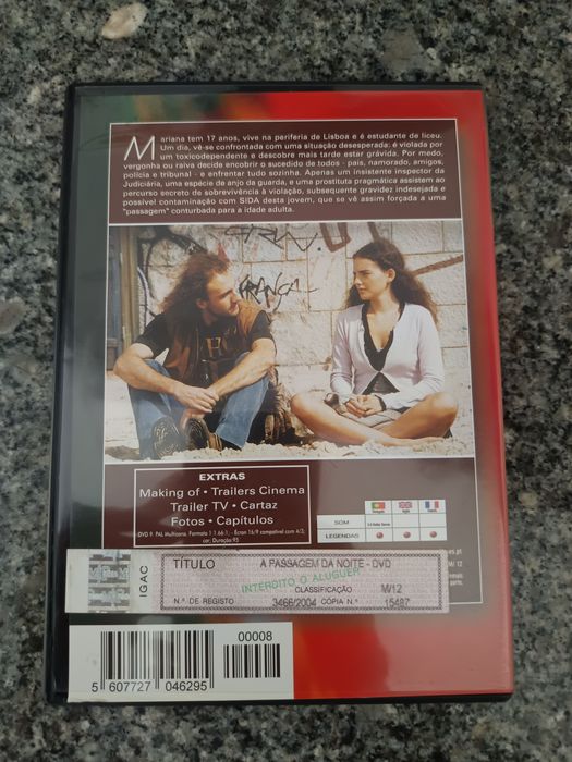 DVD a passagem da noite