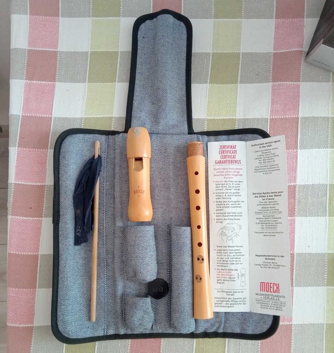 Блокфлейта MOECK сопрано (C), Німеччина - повний комплект