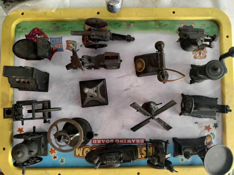 Coleção afia lápis em metal