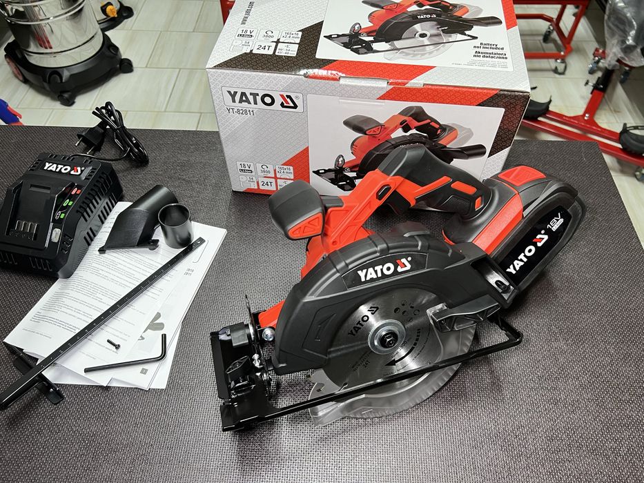 Пила дисковая аккумуляторная YATO YT-82811 (без АКБ и ЗУ)