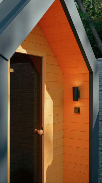 Sauna ogrodowa ocieplana. Sauna fińska