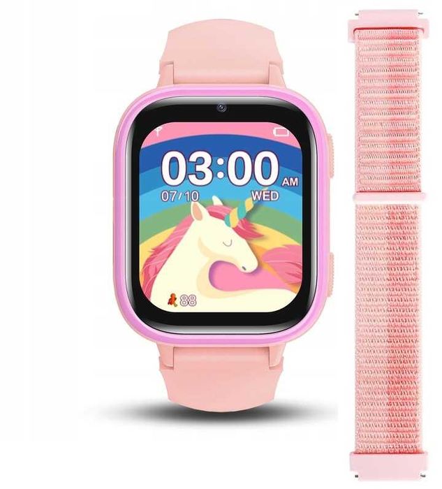 OKYUK smartwatch dla dzieci telefon aparat gry budzik audiobooki SIM