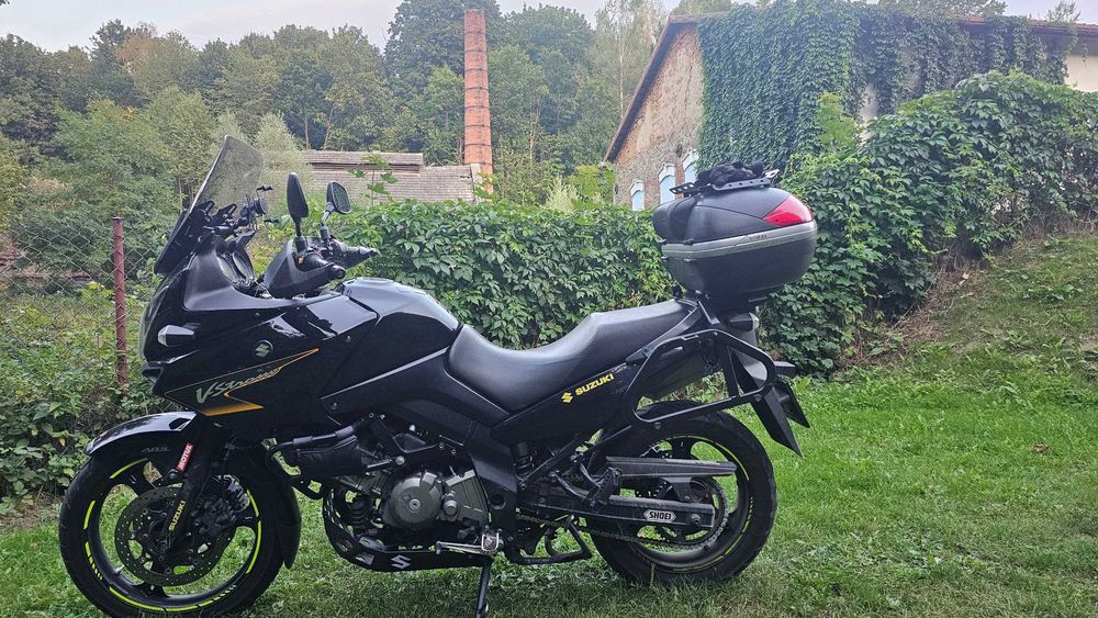 Suzuki DL650 Vstrom ABS, gmole, komplet kufrów, wydech dominator