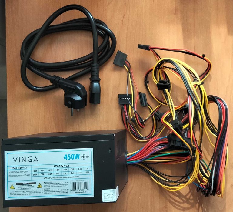 Комплект asrock n68c gs fx+проц AMD FX6100+блок Vinga 450w