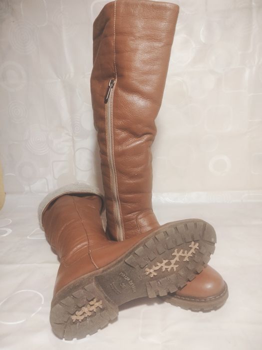 Продам чоботи шкіряні