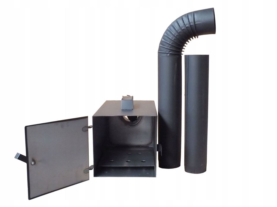 Zestaw do wędzarni 45 cm Palenisko Rury  Kolanko