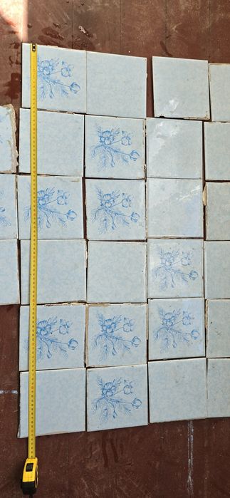 Plytki ścienne 15x15 czechoslowackie PRL