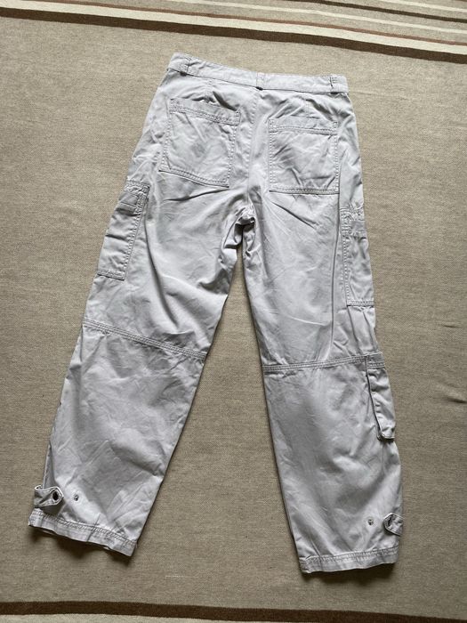 Карго широкі штани H&S білі без плям