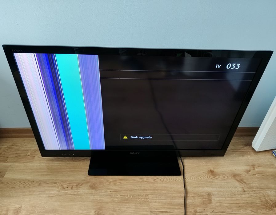 Telewizor Sony uszkodzony