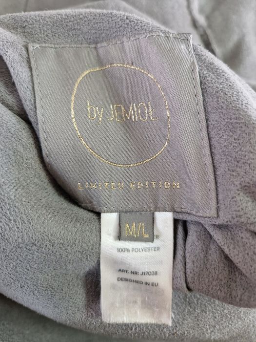 Lukasz Jemiol kurtka plaszczyk zamszowy Łukasz Jemioł