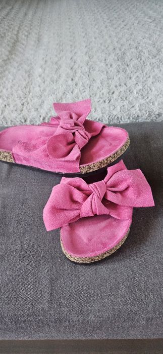 Klapki letnie różowe rozmiar 37