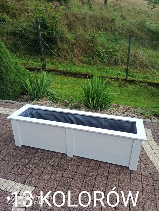 PROMOCJA donica drewniana 120cm+inne rozmiary