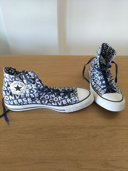 Converse Chuck Taylor All Star Wordmark Azuis Novos Nunca Usados