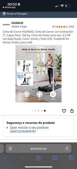Passadeira de Correr