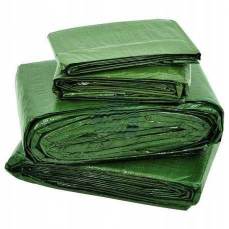 Plandeka zielona 2x6m mata super mocna mega gruba