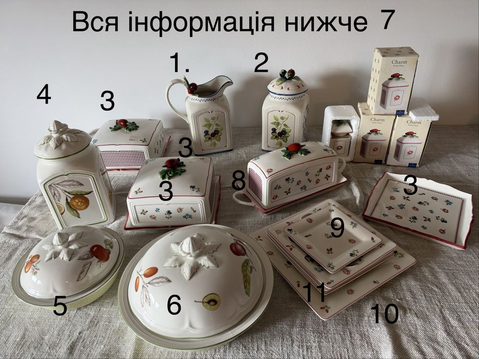 Ексклюзивні елементи посуди колекцій V&B