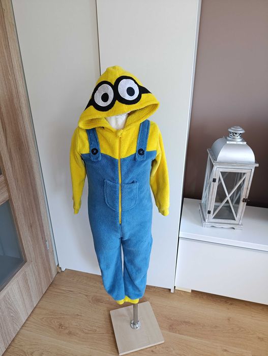 Strój karnawałowy MINIONKA MINIONEK przebranie kostium bajka 116/122  (315)