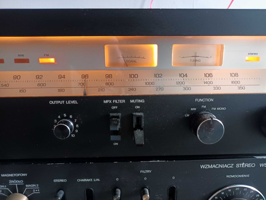 Unitra WS 503 + Tuner Ekspert 1640 { Sanyo 611 LU} Sprawne