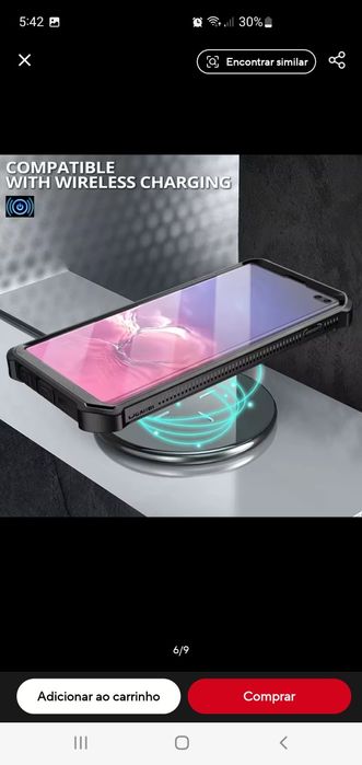 caso à prova de choque para Samsung Galaxy S10+ Plus