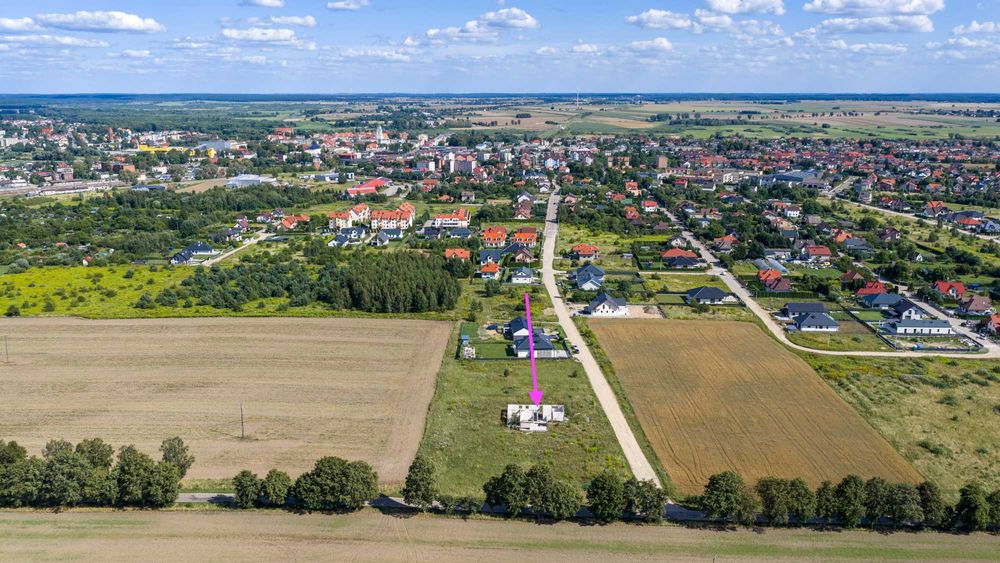 Działka 3461 m² z rozpoczętą budową