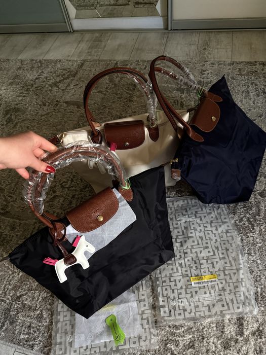 Сумка Longchamp le pliege розмір L в кольорах тренд 2026 для навчання