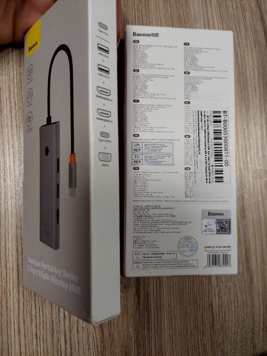 USВ-концентратор Вaseus, 7 в 1. Новый 2шт.