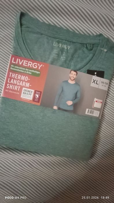 Лонгслив Livergy Германия