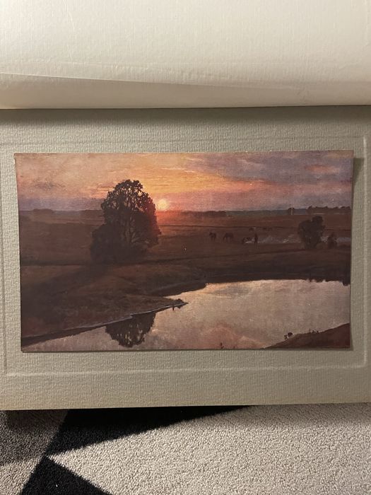 Zachód, Stefan Popowski, stara reprodukcja