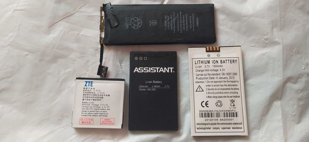 НЕ РАБОЧИЕ аккумуляторные батареи (Li-ion) (Li-Po) контроллер заряда