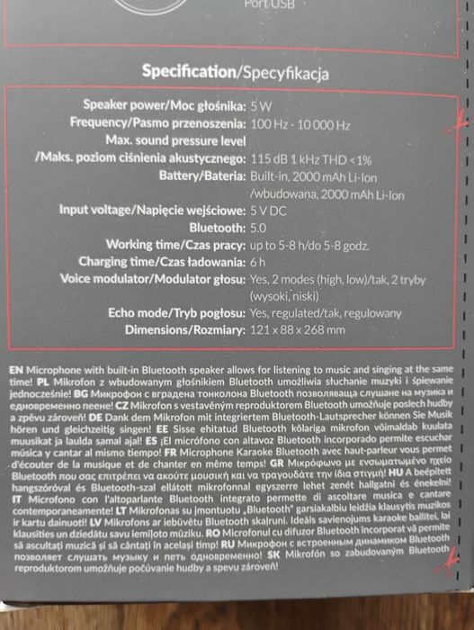 Bluetooth microphone speaker