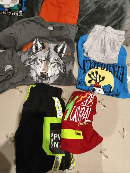 Ubrania 116 122 paczka