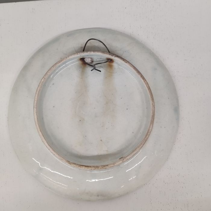 Prato de porcelana espanhola do século XX