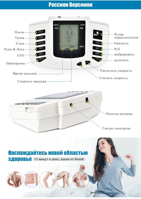 Єлектростимулятор м'язів всього тіла