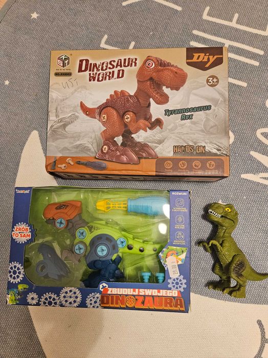 3 szt. dinonozaur do skręcania / składania