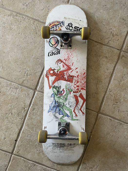 Skate montado as peças