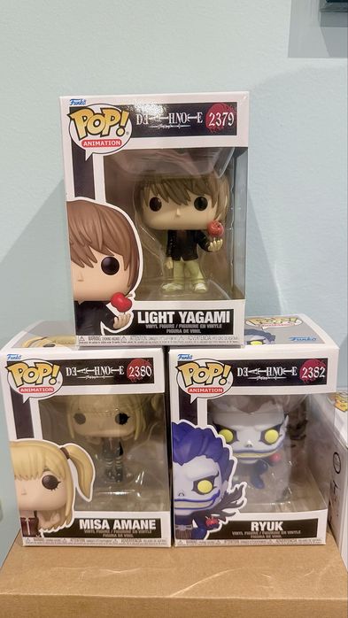 Funko Pop! Death Note – Light Yagami + Misa Amane + Ryuk