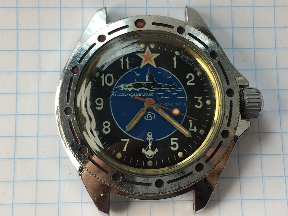 Часы  механические антимагнитные Восток Амфибия - баланс живой