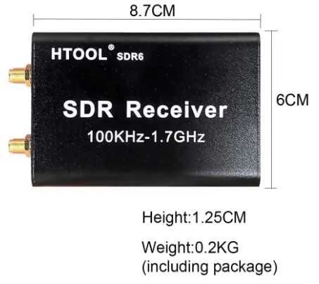 Продам приймач HTOOL SDR6 RTL-SDR