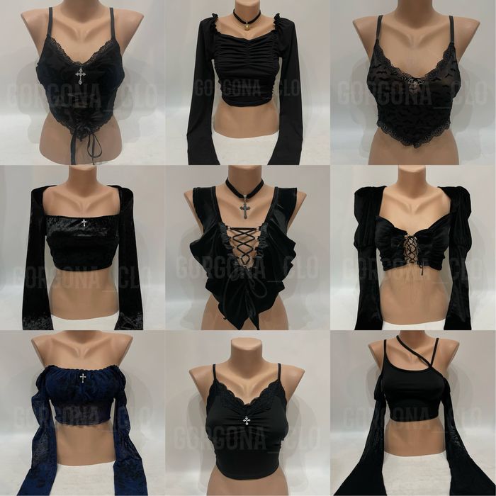 Готична блуза вінтаж