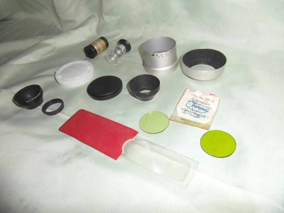 Peças variadas para maquinas fotográficas