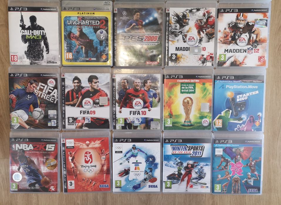 Conjunto de 35 jogos para PS3