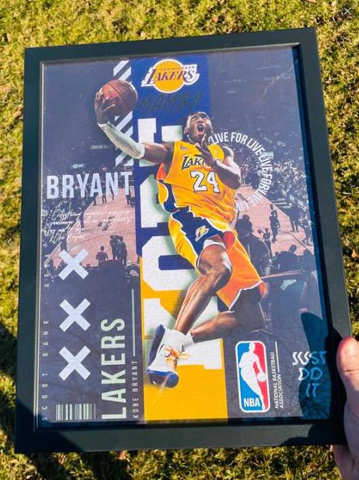 Plakat Lakers Kobe Basketball Obraz Poster paveikslas frame Ramka