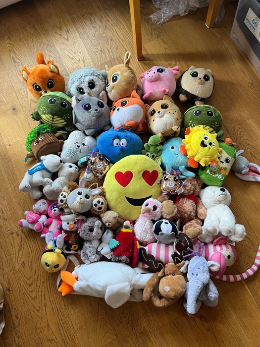 42 maskotki przytulanki nowe lub w stanie bardzo dobrym
