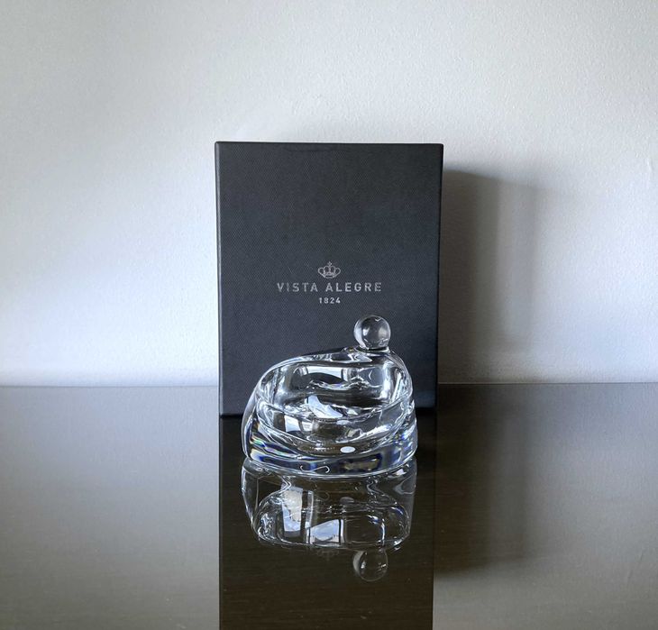 Crystal Baby Jesus Sculpture, Vista Alegre Brand, New