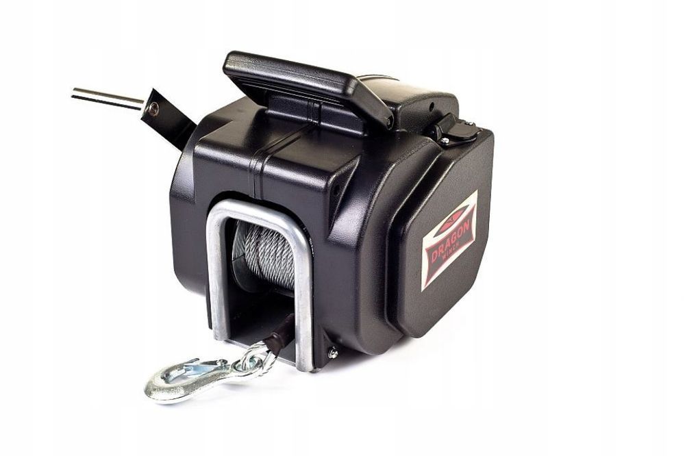 WYCIĄGARKA WCIĄGARKA ELEKTRYCZNA przenośna na hak 12V Dragon Winch